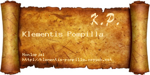Klementis Pompilla névjegykártya